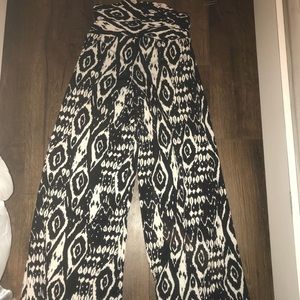 Printed palazzo pants